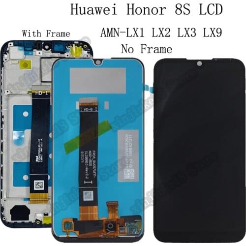 5.71" Original display for Huawei Honor 8S LCD display touch screen digitizer assembly with frame KSA-LX9 KSE-LX9 LCD repair kit