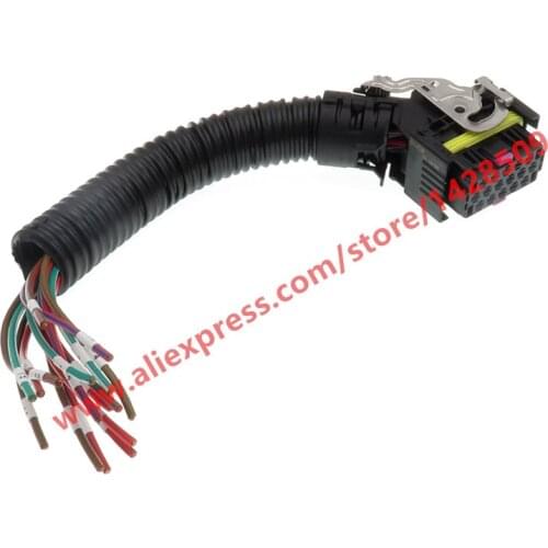 EDC7 16 Pins PC Board ECU Socket Automotive Injector Module Plug Wiring Connector For Bosch