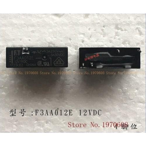 F3AA012E 4 3A/5A 12VDC