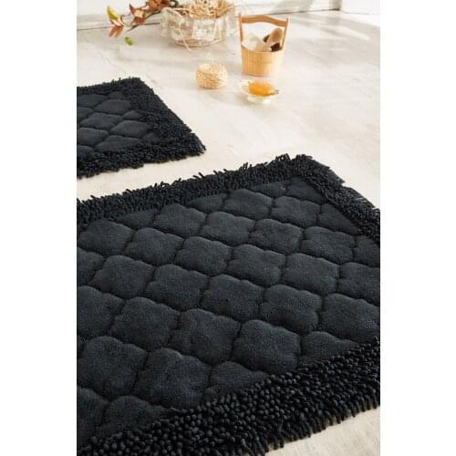 2li Cotton Toilet Seat Pad Bath Mat Diamond Series