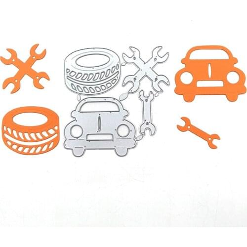Julyarts Car Wrench Tyre Cutting Dies New 2020 Stencil Mold Decoration Scrapbooking Embossing Paper Craft Mould Punch Stencils