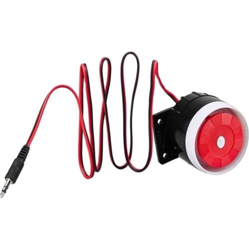 KINGJOIN For Home Security DC 12V Loud Indoor Siren 120dB Alarm Horn Wired Durable Alarm ，security alarm