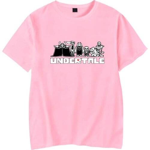 Hot Sale Arrival Undertale T-shirts Men/Women Summer Fashion Casual Round Neck black Hip Hop Print Undertale Mens Tracksuits