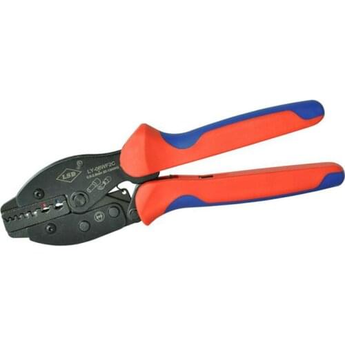 Mini style Pico Ratchet Crimping Tool for seelves and Insulated terminals 0.5-2.5mm2 ,cable links crimper pliers LY-06WF2C