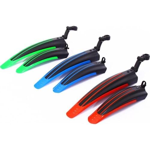 2 Pcs Bicycle Mudguard Mountain Bike Fenders Set Cycling Front Rear Mudguard Set Mountain Road Bike Tire Fender Bicycle Parts