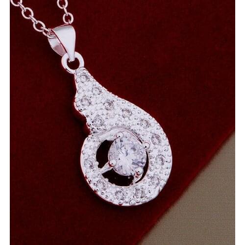 Wholesale High quality 925 silver Fashion jewelry chains necklace pendant WN-825
