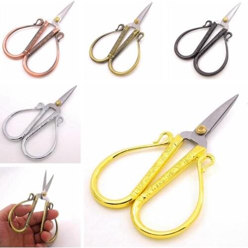 Sharp Scissors Retro Tailors Scissors For Sewing Cutter Cutting Scissors Shears Cross stitch Embroidery Fabric Garment Handcraft