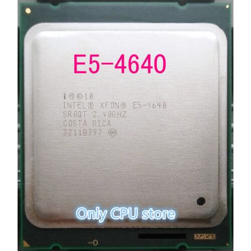 E5-4640 Original Intel Xeon E5 4640 2.4GHZ 8-Core 20MB SmartCache FCLGA2011 95W free shipping
