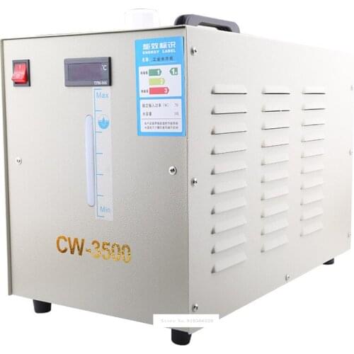 CW3500 9L Industrial Circulate Water Chiller For Engraving Machine Spindle Water Pump Chiller High Quality Cooling Box 80W 220V