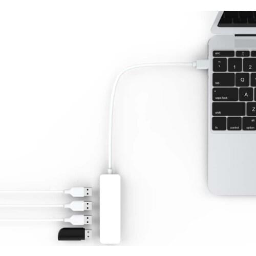 USB 2.0 4 Ports Hub Extension Splitter Adapter for Laptop PC Computer Charger