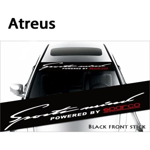 Atreus 1X Waterproof Car Window Front Rear Windshield Stickers For Nissan qashqai Citroen c4 c5 c3 Chevrolet cruze aveo Peugeot