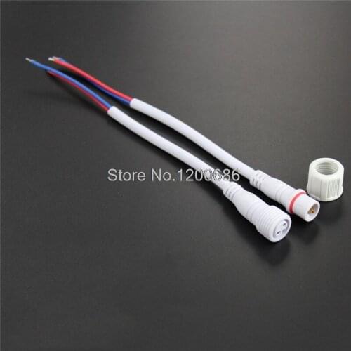 2PIN male and female docking plug waterproof connector waterproof docking connector wire harness