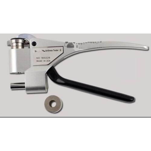 W-20a plier type hardness tester for aluminum alloy, sclerometer durometer hardometer tool