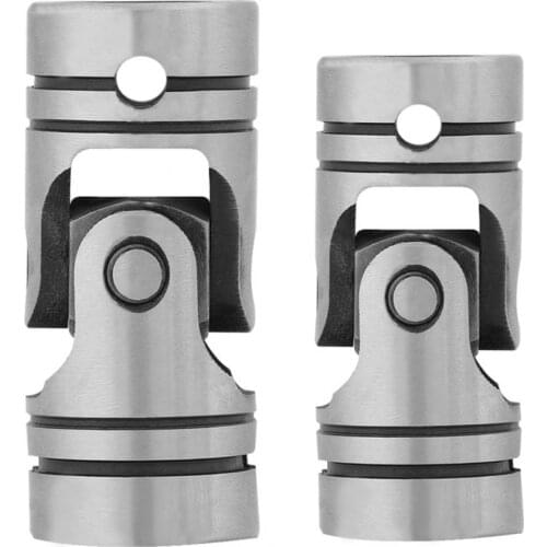 WALFRONT O.D16mm/20mm Universal Coupling Shaft Coupling Motor Connector DIY Steering Steel Universal Joint