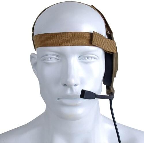 Z-Tactical Airsoft Bowman Elite II Headset Hunting For Kenwood Wearable Earphone Tactical Pins PTT Pin Military Z-TAC Midland DE