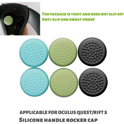 10Pcs Silicone Thumb Stick Grips Cover Caps For Oculus Quest 2 VR Controller Thumbstick Caps For Oculus Quest 1 2 Rift S