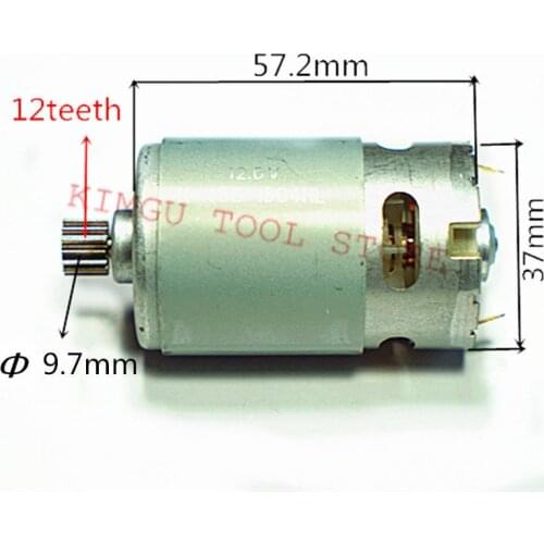 12 Teeth Replacement Motor DC 12V For BOSCH 2 609 120 259 GSR12V GSR12-2 GSB12VE-2 GDR12V RS-550PC-8019 Cordless Drill