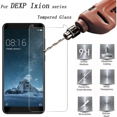 2PCS 9H Tempered Glass for DEXP Ixion ES355 Ice ES550 Soul 3 Pro ES750 Connect ES950 Hipe Protective Film Screen Protector