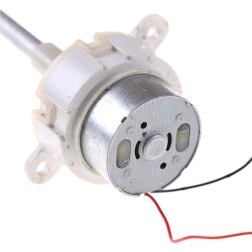 Worm Gear Motor Long Shaft Gear Motor Low Speed 5-12 RPM Stable And Reliable Performance White DC 5v 6v 9v 12v
