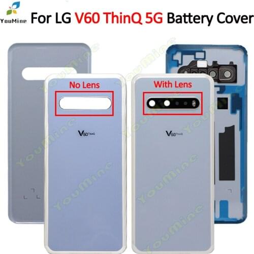 For LG V60 Thinq 5G Battery Cover Case Rear panel Replacement For LG V60 thinQ LM-V600 Back battery cover