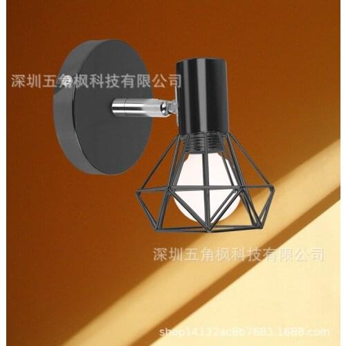 Crystal wall lamp glass wall sconces iron led bedside bedroom bedside living room wall lights for home lampara pared wall lamp