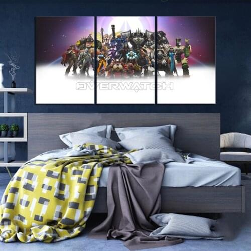Overwatch Game Poster Canvas Wall Art Paintings for Bedroom Wall Decor