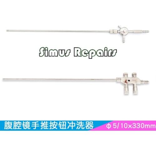 Laparoscopic Instruments Suction Tube Spring Suction Device Three-way Irrigator Push Suction Device