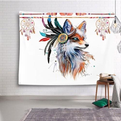 Cute Animals 3D Print Wall Hanging Tapestry 2018 Fashion Tapestry Funny Cartoon Pattern Style Decorative Tapestry Home Decor
