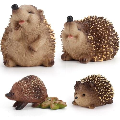 New Arrival Doll Soft Craft Ornaments Plastic Simulation Hedgehog Toy for Children Gift Wholesale Dropshipping Simulation Toy