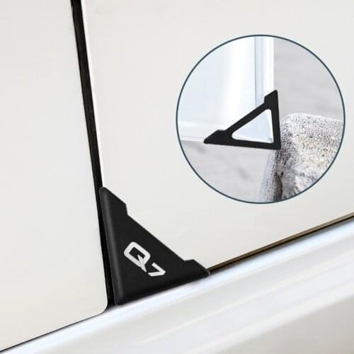 New Car door corner protective cover anti-collision strip door border wipe anti-collision paste for Audi Q7 2005-2019