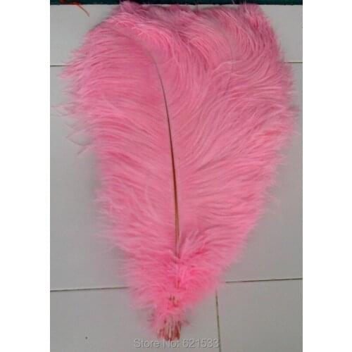 Wholesale!30PCS beautiful pink ostrich feather 20-22inches 50-55cm for Wedding,Table Centerpieces, home decor