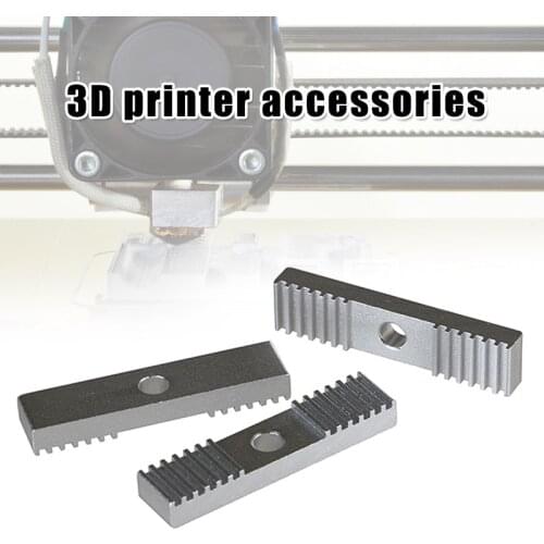 Portable 2GT Timing Belt Stator Aluminum Fixing Plate Clamp For 3D Printer Accessories Durable 9mm*40mm