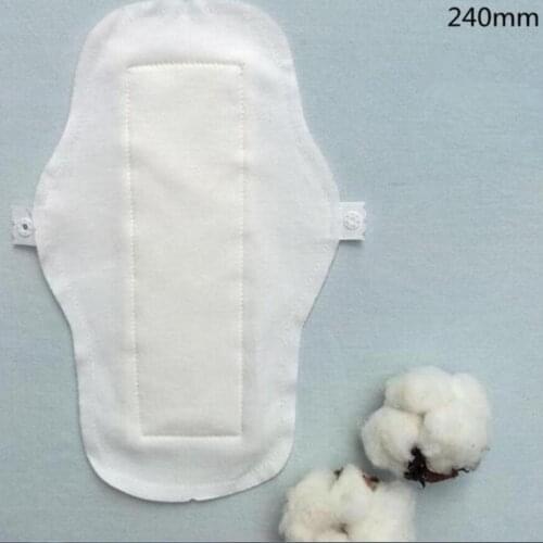 Soft Reusable Menstrual Cloth Sanitary Pad Washable Waterproof Panty Liners Wholesale Heavy Flow Night Use Panty Liner Pad Large