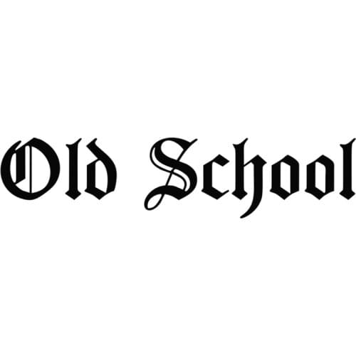 RuleMylife old school in English car stickers decal anime cute car accessories decoration pegatinas para coche