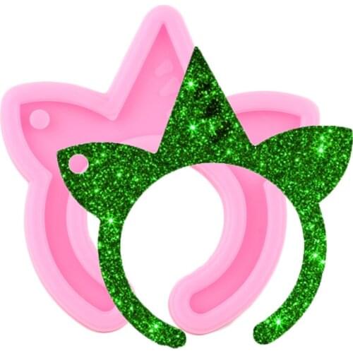 Unicorn Hair Tie Silicone Mold Epoxy Resin Keychain Molds Fashion Jewelry Pendant Clay Resin Mould Resin Craft Necklace Moulds