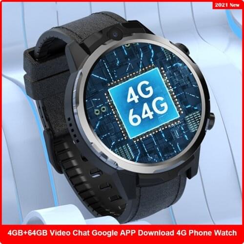 New 4G+64GB Smartwatch Men GPS Tracker 4G SIM Card WiFi Quad Core Waterproof Google APP Smart Watch 2021 for Xiaomi Huawei Apple