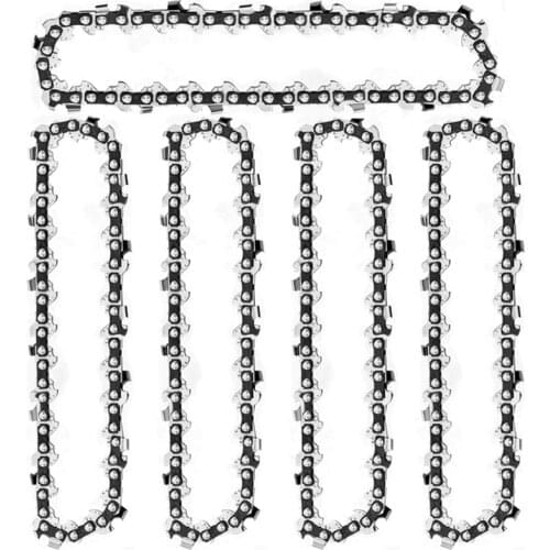4 Inch 1/4inch Mini Steel Chainsaw Chain Electric Electric Saw Accessory