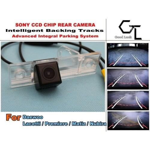 Smart Backing Tracks Camera / imports HD CCD Night Vision Parking Reverse Camera For Daewoo Lacetti / Premiere / Matiz / Nubira
