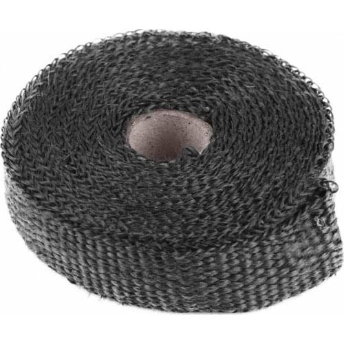Exhaust Systems 5m Car Insulation Tape Exhaust Heat Wrap with 4 Stainless Steel Cable Ties motocicleta accesorios moto
