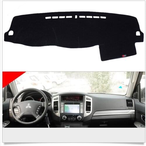 Interior Dashboard Carpet Photophobism Protective Pad Mat For Mitsubishi Pajero 2007-2015