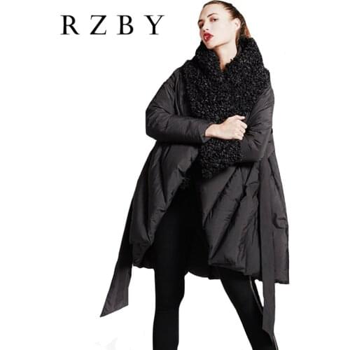 Women Down Jackets Thicken Hooded Woman Jacket Imitation Lamb Wool Mujer Chaqueta Splicing Black Chaquetas Para Mujer RZBY069