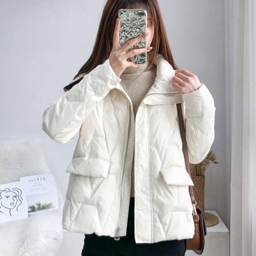 Winter Women Jacket Autumn Light Down Coat Short Korean Puffer Jacket Female Parkas Woman Coats Clothes Manteau Femme WPY3956