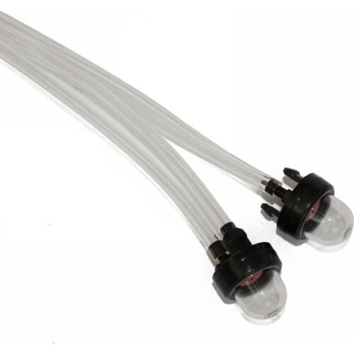 2 Set Replacement Snap In Primer Bulb Bulbs W/ Gas Fuel Line For 188-512 New