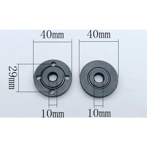 2pcs Thread Replacement Angle Grinder Type 100 Modified Type 125 Inner 10mm Outer Flange Nut Set Electric Angle Grinder Parts