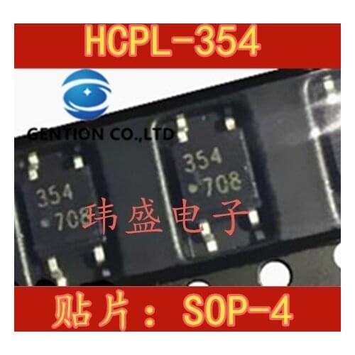 20PCS HCPL-354 light coupling HCPL-354V A354V SOP-4 in stock 100% new and original