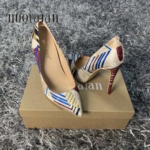 2020 Brand Fashion Women Pumps Sexy women shoes high heels 12cm/10cm/8cm wedding party shoes for women high heel pumps