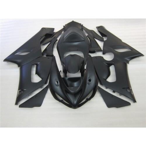 ABS full Fairing kit for Kawasaki NINJA ZX 6R 2005 2006 zx6r 05 06 all matte black bodywork fairings set HP44