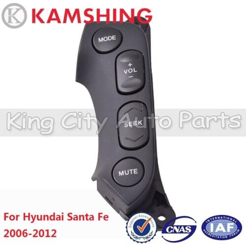 CAPQX For Hyundai Santa Fe 2006-2012 Car Steering Wheel Multi-media Radio CD Volume Adjustment Cruise Switch Control Button Assy