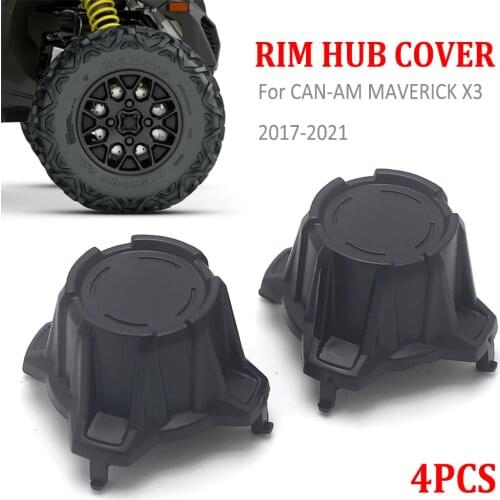 For CAN-AM MAVERICK X3 900 HO Max R 4x4 DS XMR XRC Turbo DPS 2017-2021 2020 2019 2018 Wheel Rim Hub Center Cap Trim Cover