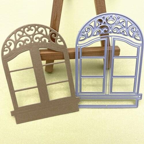 Doors Windows Metal Cutting Dies Custom Embossing Mold DIY Scrapbooking Album Paper Craft Knife Mould Cards Blade Punch Stencils